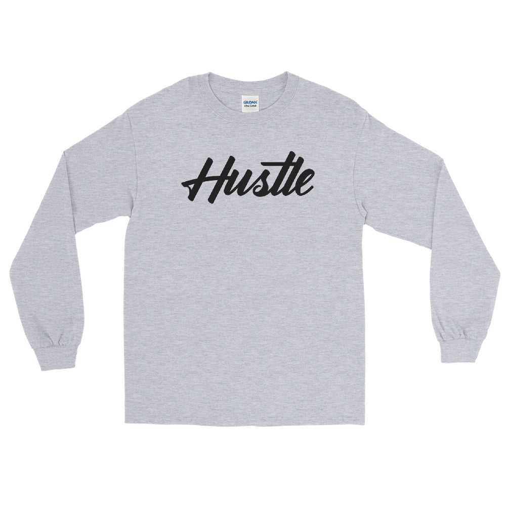 HUSTLE - Men’s Long Sleeve T-Shirt - Beats 4 Hope