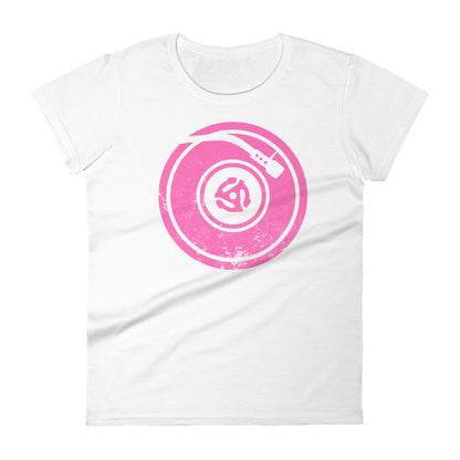 TURNTABLE THINK PINK Women's T-Shirt - Beats 4 Hope