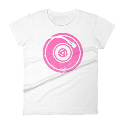 TURNTABLE THINK PINK Women's T-Shirt - Beats 4 Hope