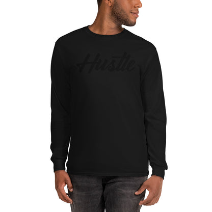 HUSTLE - Men’s Long Sleeve T-Shirt - Beats 4 Hope