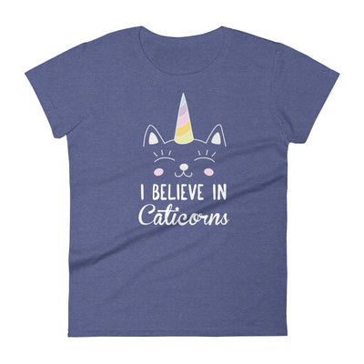 I BELIEVE IN CATICORNS Women's T-Shirt - Beats 4 Hope