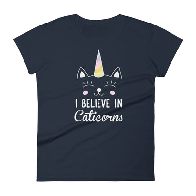 I BELIEVE IN CATICORNS Women's T-Shirt - Beats 4 Hope