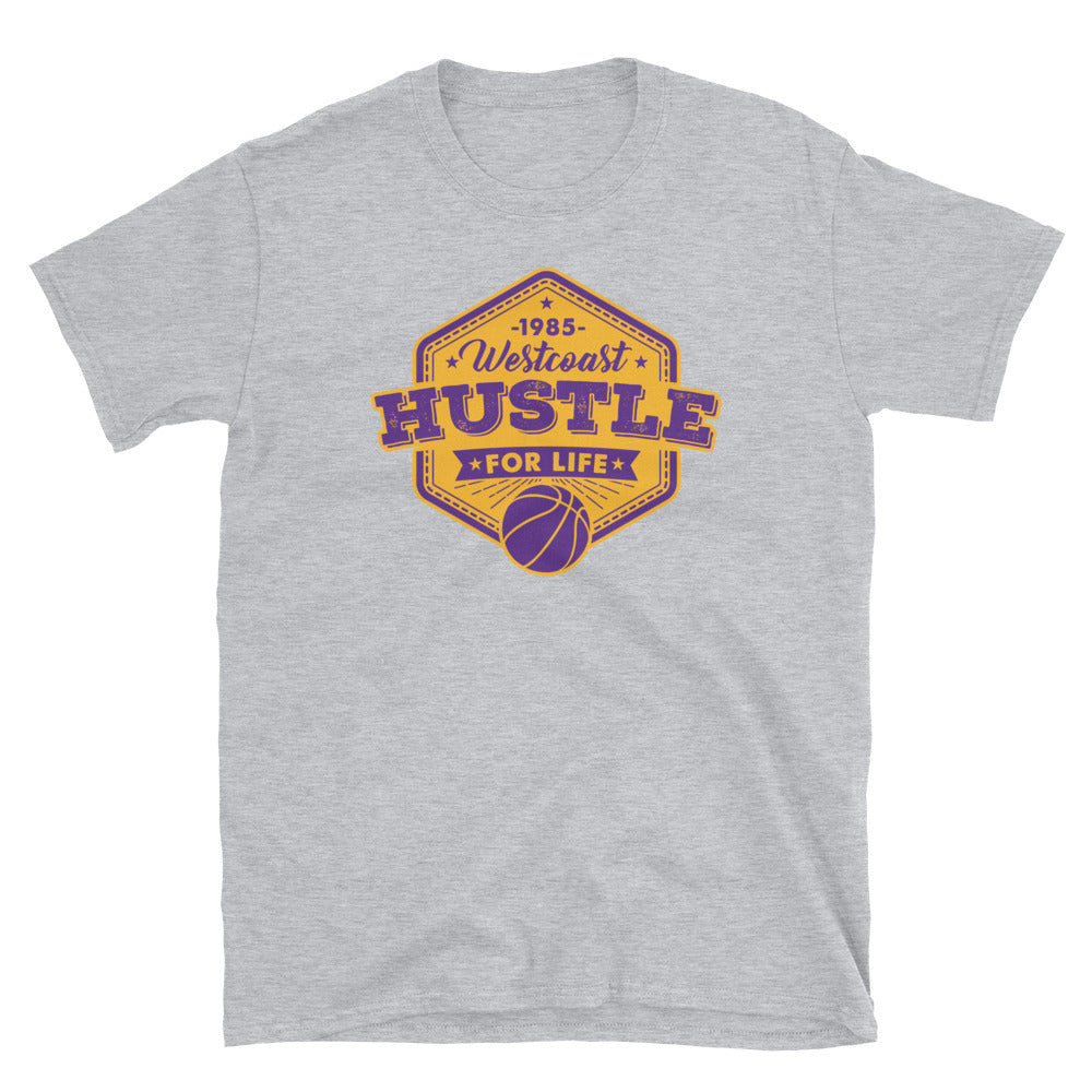 1985 West Coast Hustle - Lakers Vibe T-Shirt - Beats 4 Hope