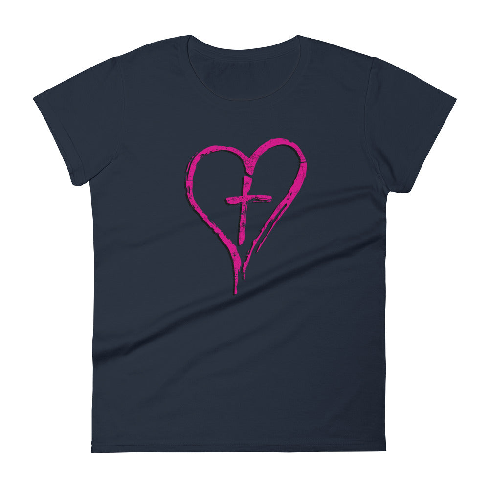 CROSS MY HEART Women's Cut T-Shirt - Beats 4 Hope