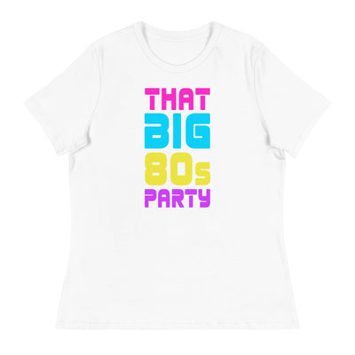 THAT BIG 80'S PARTY SPLASH WOMEN'S TEE - Beats 4 Hope