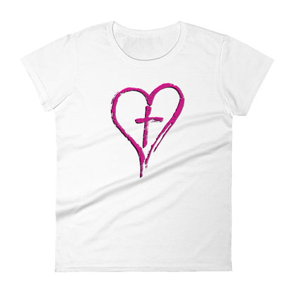 CROSS MY HEART Women's Cut T-Shirt - Beats 4 Hope