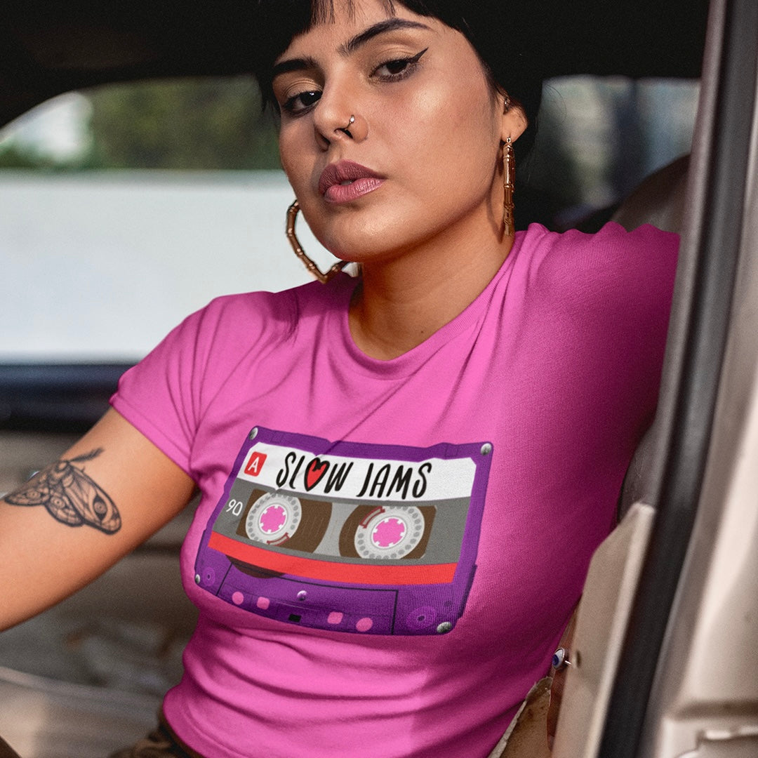 SLOW JAM Mixtape - Women's Relaxed T-Shirt