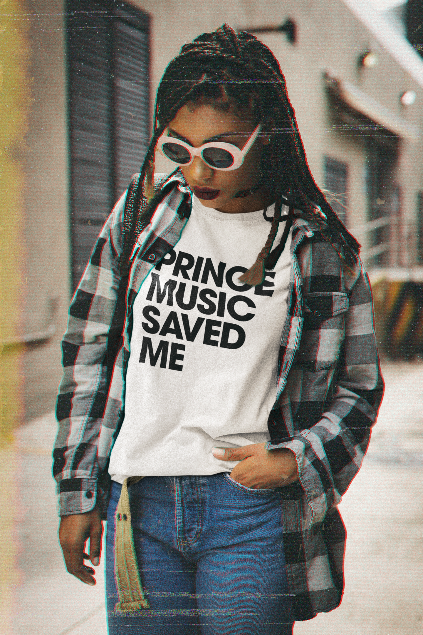 PRINCE MUSIC SAVED ME - Unisex T-Shirt - Beats 4 Hope