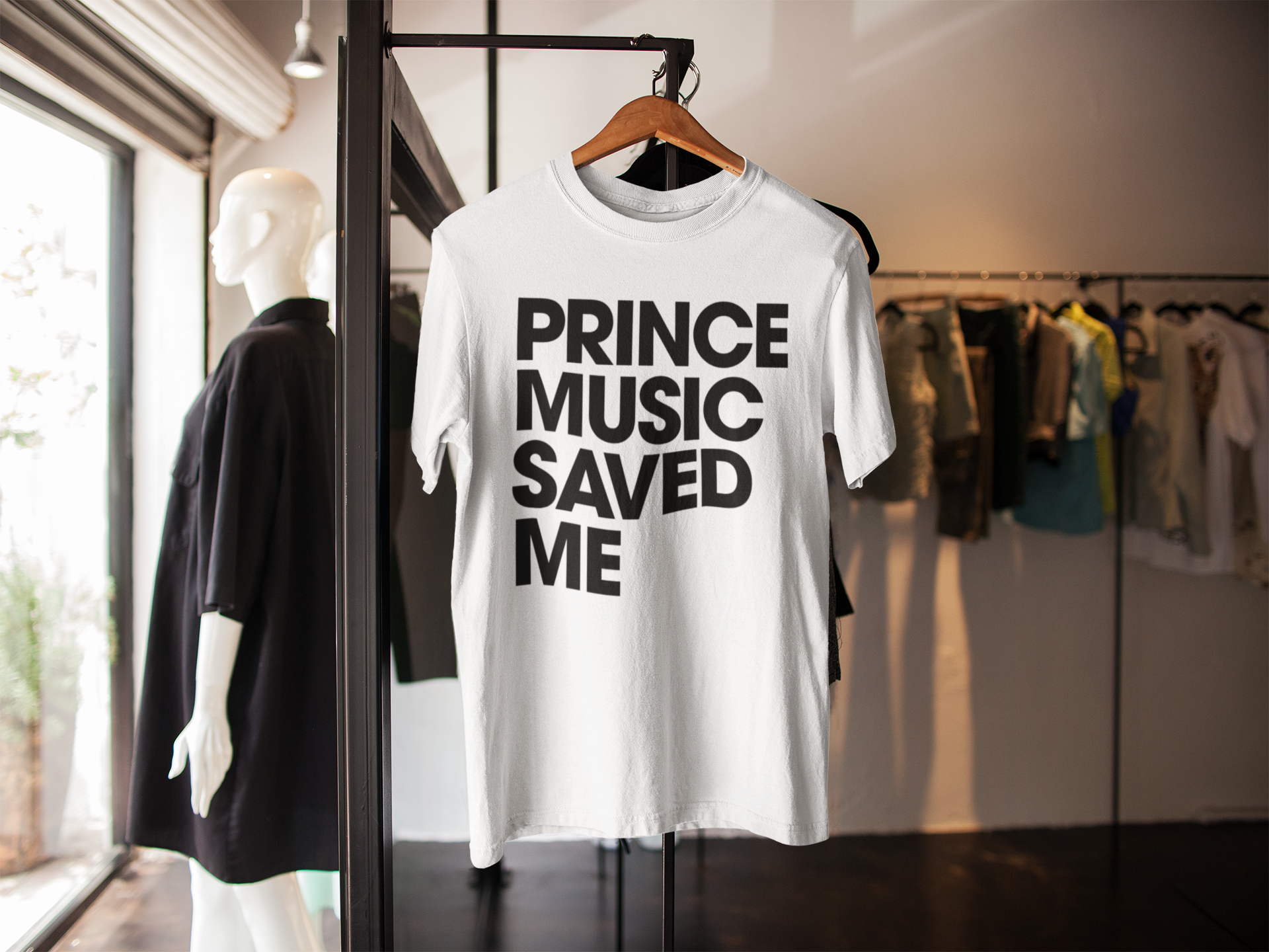 PRINCE MUSIC SAVED ME - Unisex T-Shirt - Beats 4 Hope