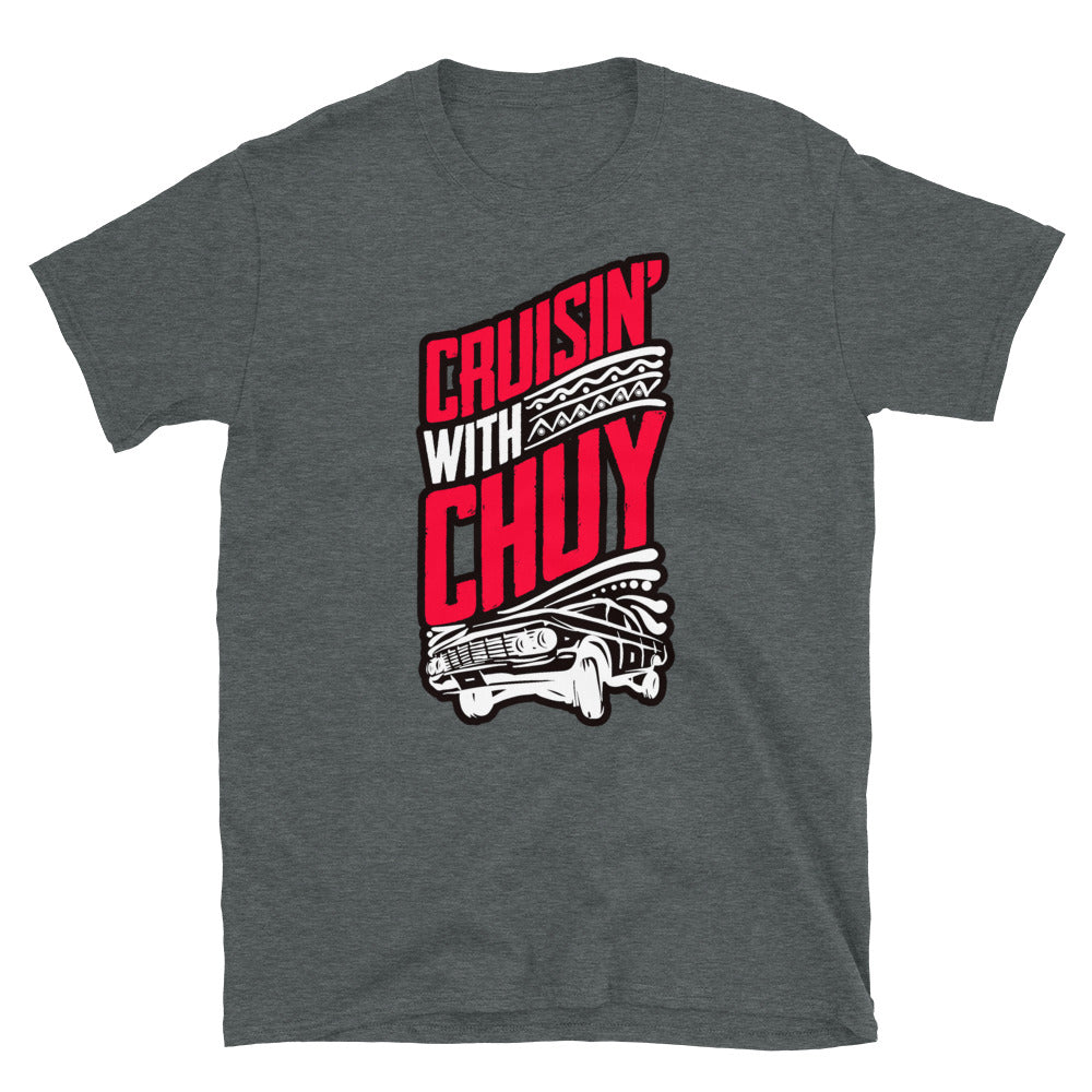 CRUISIN' WITH CHUY - Cherry  Unisex T-Shirt - Beats 4 Hope