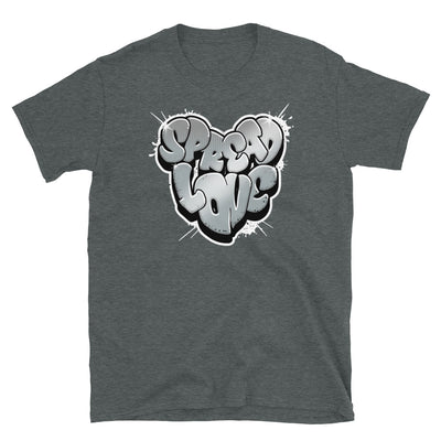 SPREAD LOVE - Silver and Black  T-Shirt - Beats 4 Hope