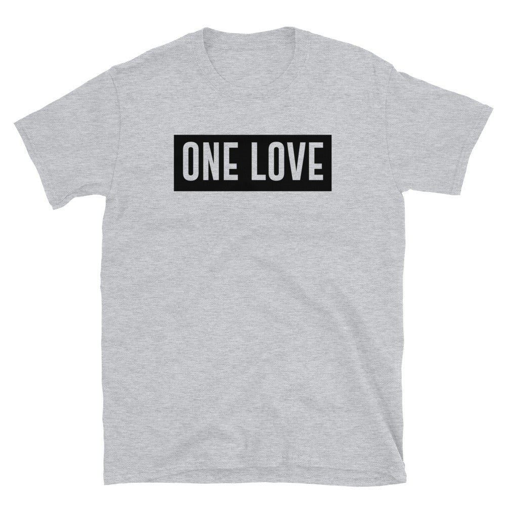 ONE LOVE - Short-Sleeve Unisex T-Shirt - Beats 4 Hope