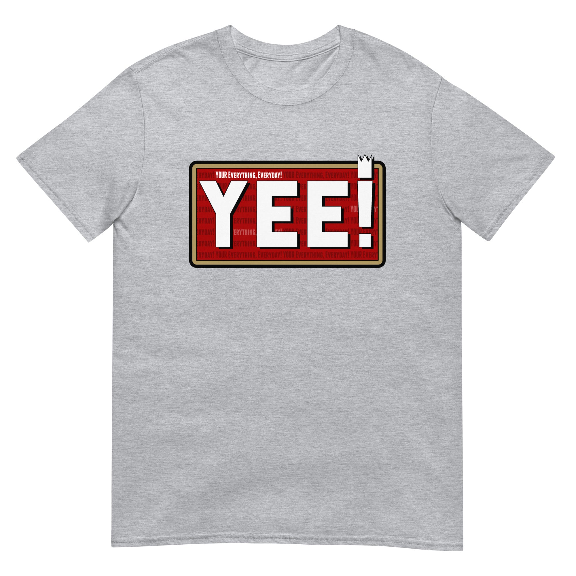 YEE Niner Unisex T-Shirt - Sport Grey / S - Sport Grey / M - Sport Grey / L - Sport Grey / XL - Sport Grey / 2XL - Sport Grey / 3XL