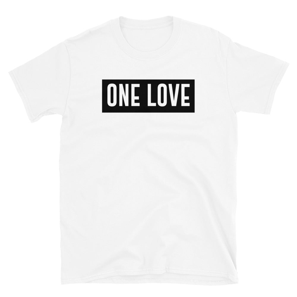 ONE LOVE - Short-Sleeve Unisex T-Shirt - Beats 4 Hope