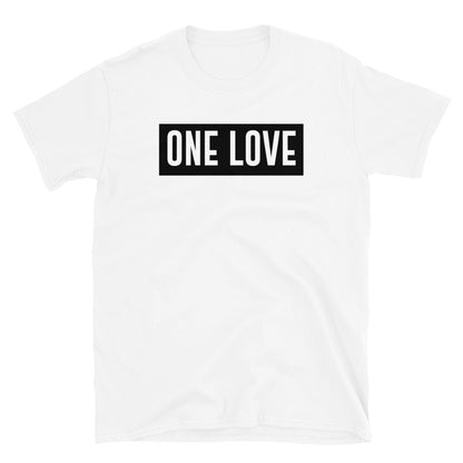 ONE LOVE - Short-Sleeve Unisex T-Shirt - Beats 4 Hope