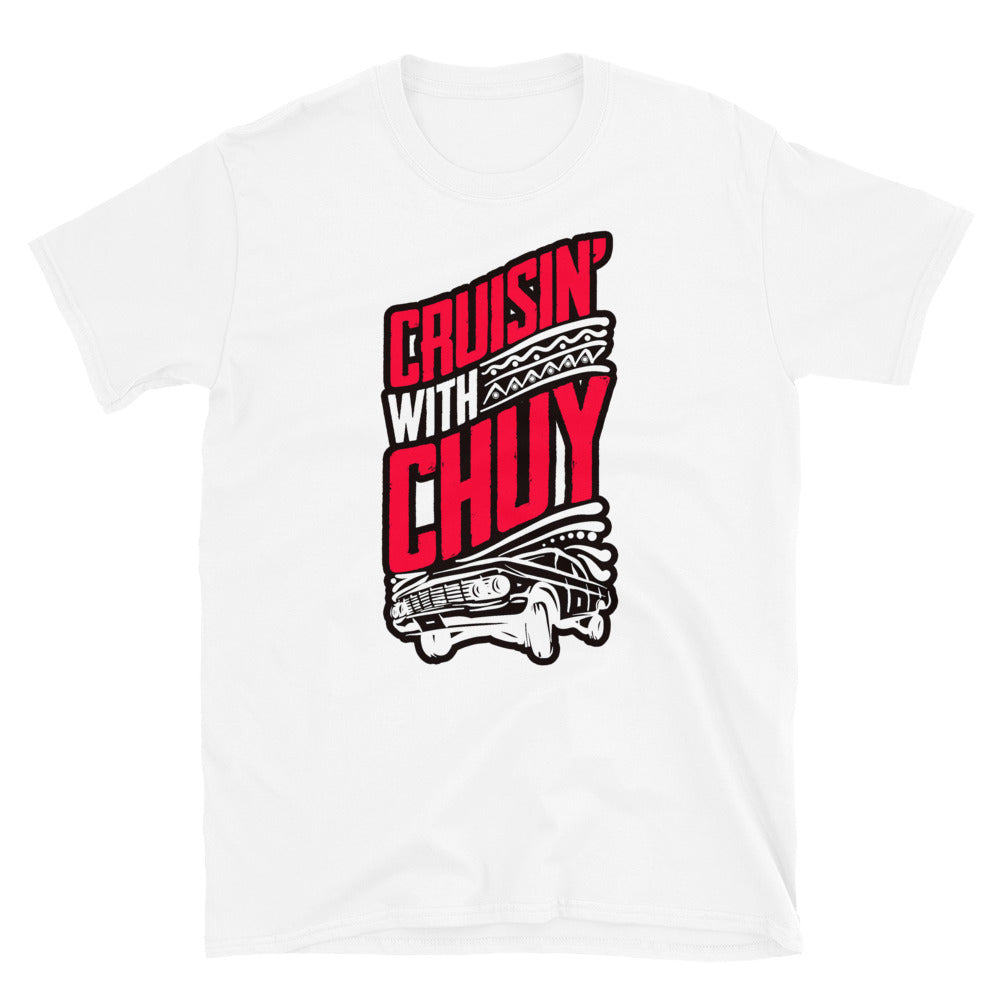 CRUISIN' WITH CHUY - Cherry  Unisex T-Shirt - Beats 4 Hope