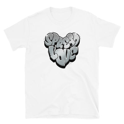 SPREAD LOVE - Silver and Black  T-Shirt - Beats 4 Hope