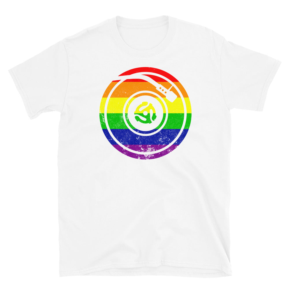 Turntable 45 Pride - Unisex T-Shirt - Beats 4 Hope