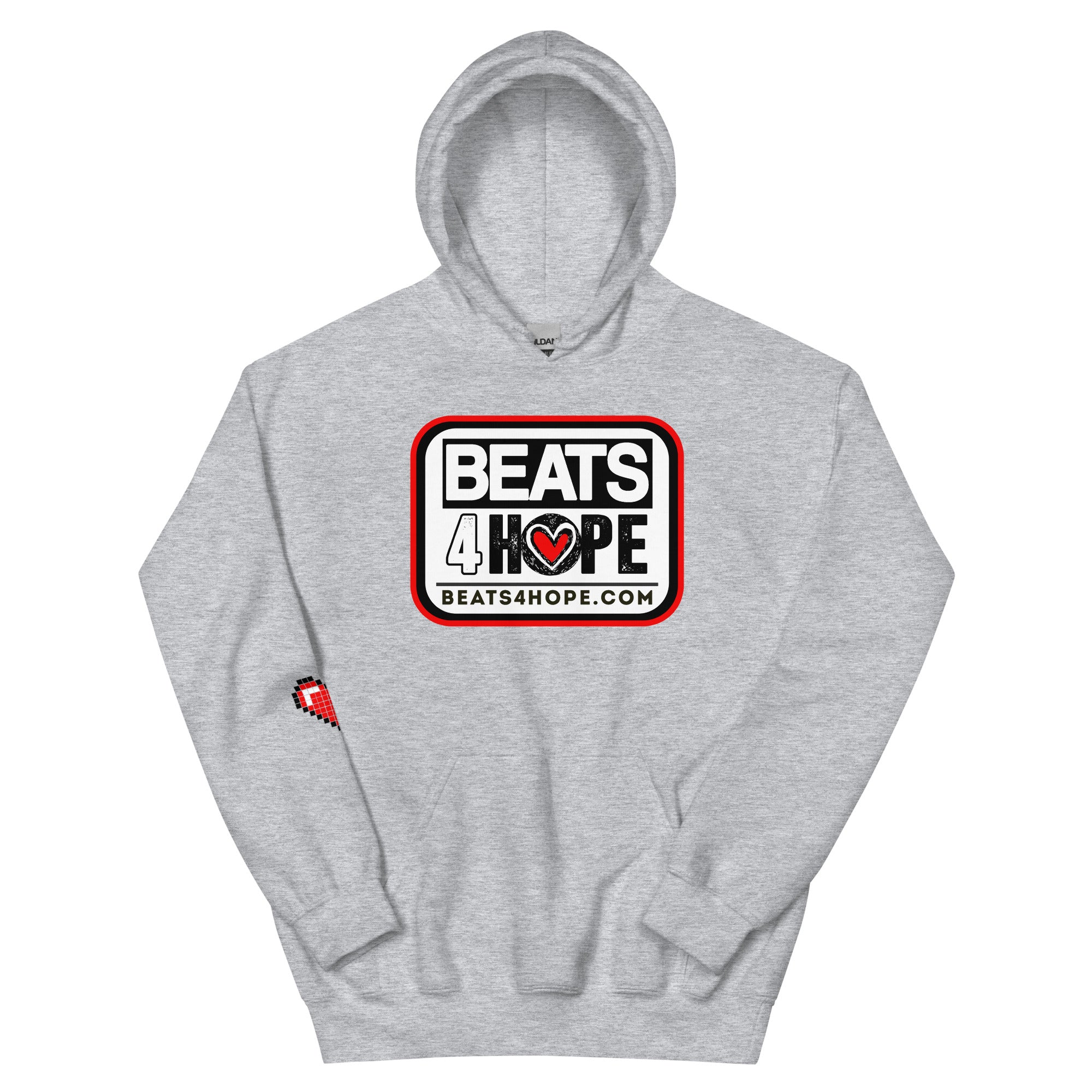 BEATS4HOPE - Heart - Unisex Hoodie - Beats 4 Hope