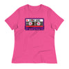 SLOW JAM Mixtape - Women's Relaxed T-Shirt - Berry / S - Berry / M - Berry / L - Berry / XL - Berry / 2XL - Berry / 3XL