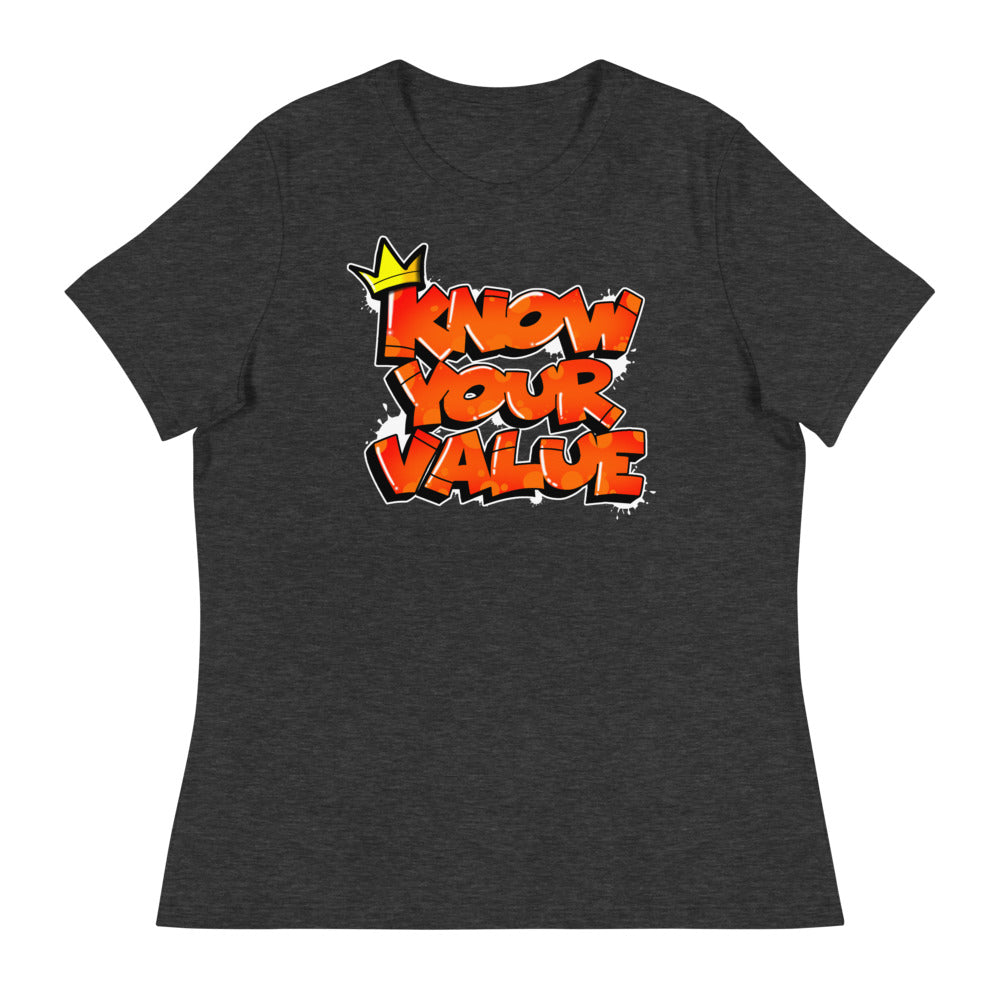 KNOW YOUR VALUE - Women's T-Shirt - Beats 4 Hope