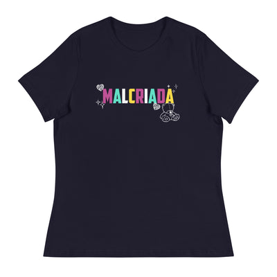 MALCRIADA - Bear - Women's T-Shirt - Navy / S - Navy / M - Navy / L - Navy / XL - Navy / 2XL - Navy / 3XL