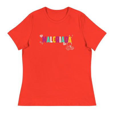 MALCRIADA - Bear - Women's T-Shirt - Poppy / S - Poppy / M - Poppy / L - Poppy / XL - Poppy / 2XL - Poppy / 3XL