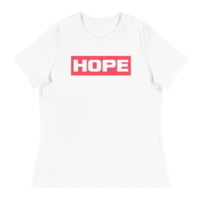 HOPE - LavaMaeX - Women's Relaxed T-Shirt - Beats 4 Hope