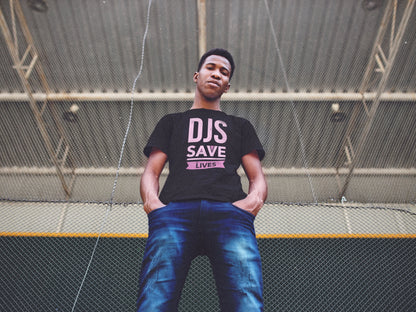 DJS SAVE LIVES PINK - Men's Classic T-Shirt - Beats 4 Hope