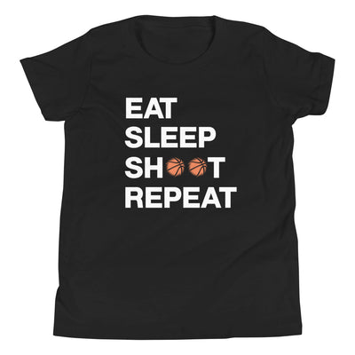 EAT SLEEP SHOOT REPEAT Youth T-Shirt